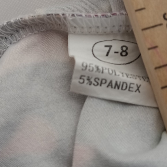 Girls swimsuit set size 7 - 8  Cheetah print EUC. - Picture 7 of 7